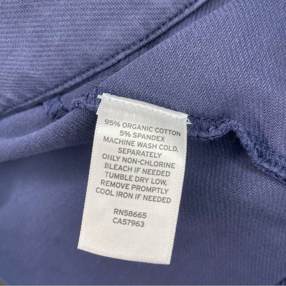 ORGANIC COTTON UTILITY SKIRT IN NAVY PEACOAT SZ L - Picture 6 of 6